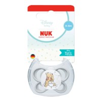 Nuk Perfect Match Air Silicone Soother 0-6m Winnie the Pooh Grey 1 τεμάχιο