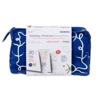 Korres Yoghurt Sunscreen Face Cream SPF30 50ml & Greek Yoghurt Probiotic Foaming Cream Cleanser 20ml