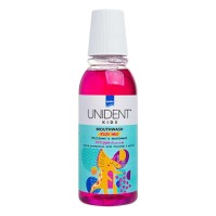 Intermed Unident Kids Fluo Max Mouthwash γεύση Τσιχλόφουσκα 250ml