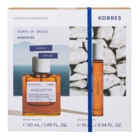 Korres Avgoustos Eau de Toilette 50ml & Avgoustos Eau de Toilette 10ml