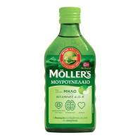 Mollers Μουρουνέλαιο Υγρό γεύση Μήλο 250ml