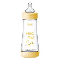 Chicco Perfect 5 Plastic Baby Bottle 4m+ Yellow 300ml