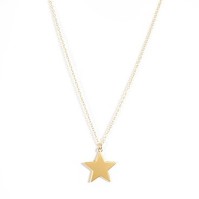 Farma Bijoux Υποαλλεγικό Κολιέ με Χρυσό Αστέρι
