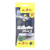 Gillette Blue3 Smooth Ξυραφάκια μιας Χρήσης 6 τεμάχια
