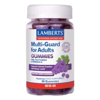 Lamberts Multi-Guard for Adults Gummies γεύση Σταφύλι 60 ζελεδάκια