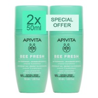 Apivita Bee Fresh 24h Deodorant 2x50ml