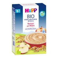 Hipp Κρέμα Δημητριακών Γάλα και Βρώμη με Μήλο 6m+ 250g