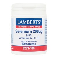 Lamberts Selenium 200μg Plus Vitamins A, C, E 100 ταμπλέτες