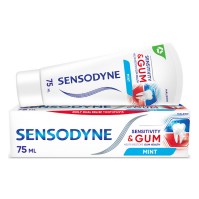 Sensodyne Sensitivity and Gum Caring Mint Toothpaste 75ml