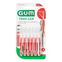 Gum Trav-ler 0.8mm Κόκκινο 6 τεμάχια