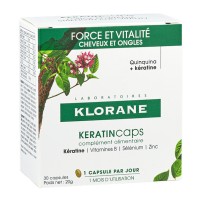 Klorane Quinine Keratin Caps 30 κάψουλες