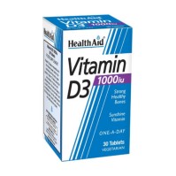 Health Aid Vitamin D3 1000iu 30 ταμπλέτες