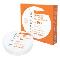 Tecnoskin Sun Protect Mattifying Make-Up Compact SPF50 Light 10g