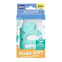 Chicco Silicone Super Soft Teether 2m+ Blue Iguana 1 τεμάχιο