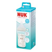 Nuk Perfect Match Glass Baby Bottle 3m+ 230ml