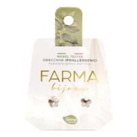 Farma Bijoux Earrings Crystal Flowers 5mm