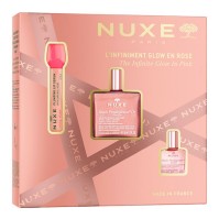 Nuxe Huile Prodigieuse Or Florale Multi-Purpose Dry Oil 50ml & Very Rose Plumping Lip Serum 8ml & Huile Prodigieuse Florale Multi-Purpose Dry Oil 10ml