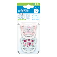 Dr. Browns Prevent Orthodontic Soother 0-6m 2 τεμάχια