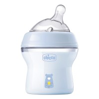 Chicco Natural Feeling Plastic Baby Bottle 0m+ Blue 150ml