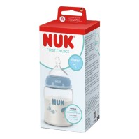 Nuk First Choice Plastic Baby Bottle 0m+ Whale 150ml