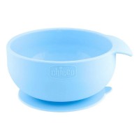 Chicco Μπολ Σιλικόνης με Βεντούζα Σιέλ 6m+ 1 τεμάχιο