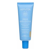 Apivita Aqua Beelicious Healthy Glow Hydrating Fluid Cream SPF30 Tinted 40ml