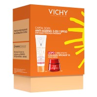 Vichy Capital Soleil Anti-Aging 3-IN-1 SFP50 50ml & Collagen Specialist 16 Day Cream 15ml
