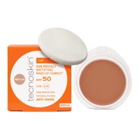 Tecnoskin Sun Protect Mattifying Make-Up Compact SPF50 Medium Refill 10g
