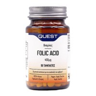 Quest Folic Acid 400μg 90 ταμπλέτες