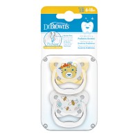 Dr. Browns Prevent Orthodontic Soother 6-18m 2 τεμάχια