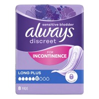 Always Discreet Long Plus 8 τεμάχια
