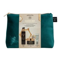 Apivita Queen Bee Longevity 12 Youth Markers Serum 30ml & Cream Silky Light 15ml & 5 Action Eye Serum 5ml