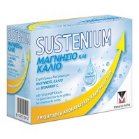Sustenium Magnesium and Potassium γεύση Πορτοκάλι 14 φακελάκια
