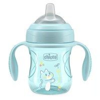 Chicco Transition Cup 4m+ Blue Cat 200ml
