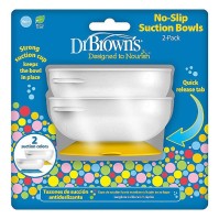 Dr. Browns No-Slip Suction Bowls Αντιολισθητικό Μπολ Φαγητού 2 τεμάχια