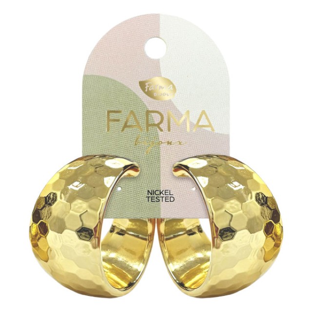 Farma Bijoux Earrings Mosaic Hoop 31mm