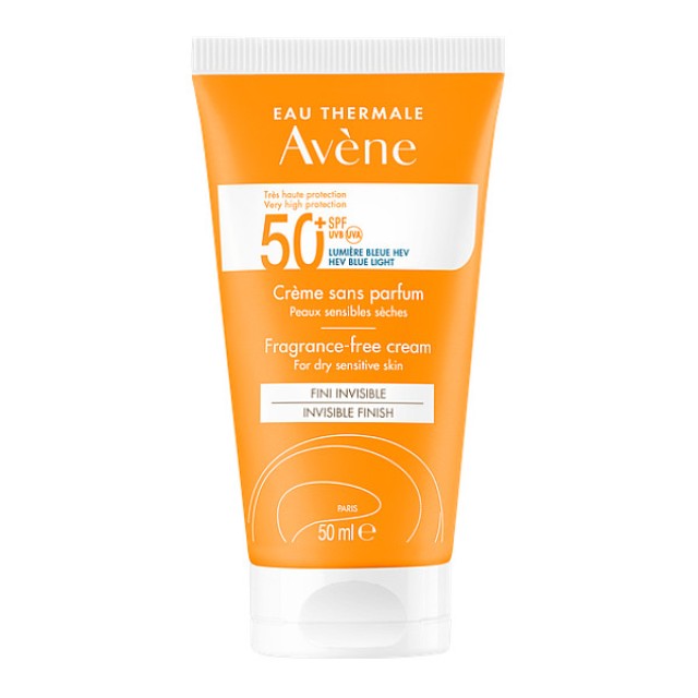 Avene Sun Care Cream SPF50 χωρίς Άρωμα 50ml