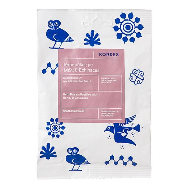 Korres Καραμέλες με Μέλι & Echinacea 60g