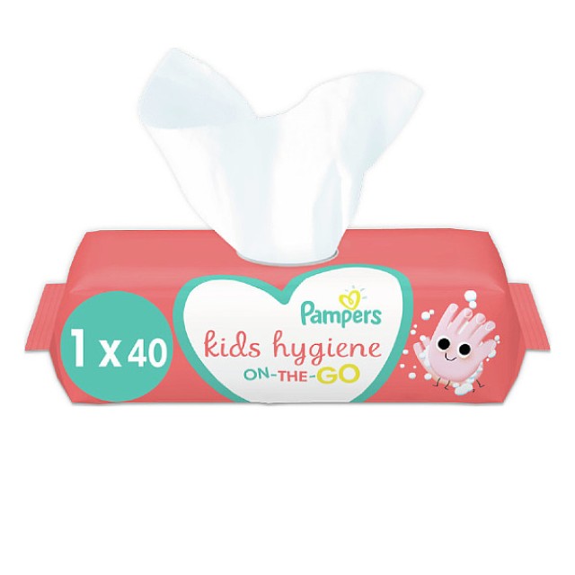 Pampers Wipes Kids Hygiene On-the-Go 40 τεμάχια