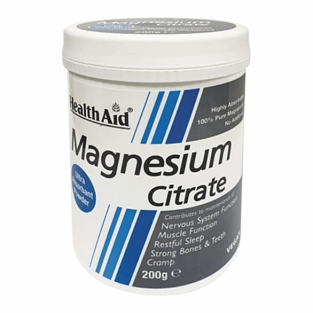 Health Aid Magnesium Citrate Powder 200g
