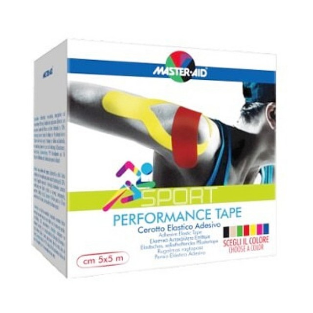 Master Aid Performance Tape 5m x 5cm Μπεζ