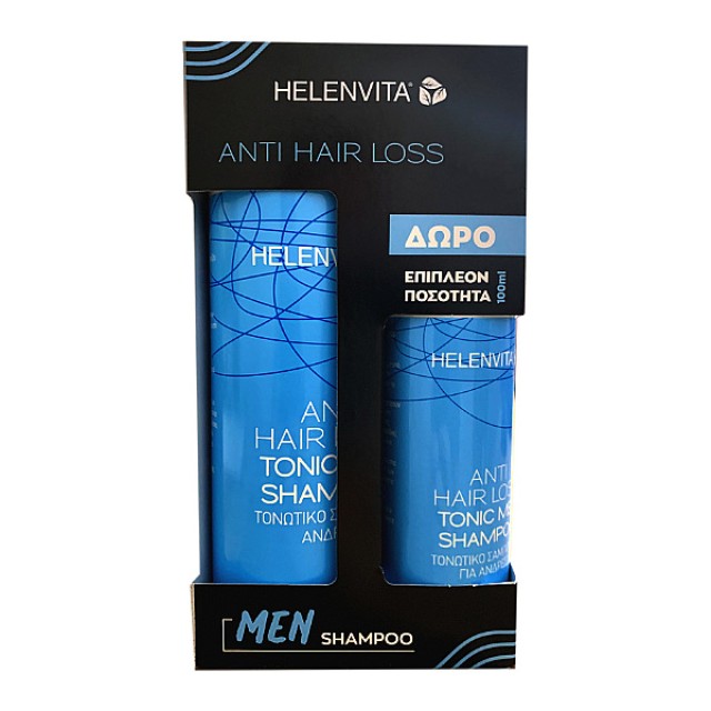 Helenvita Anti Hair Loss Tonic Men Shampoo 200ml & Δώρο 100ml