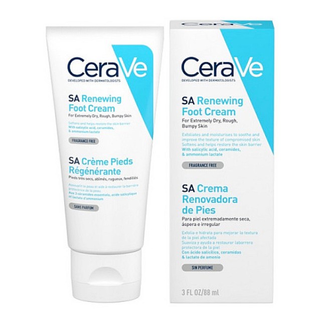 CeraVe SA Renewing Foot Cream 88ml