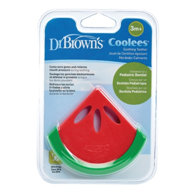 Dr. Brown's Cooling Watermelon Teething Ring 1 pc