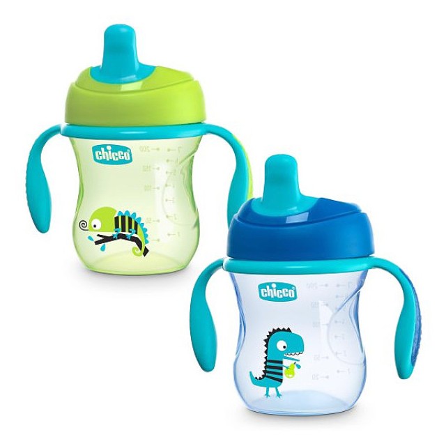 Chicco Training Cup Green or Blue 6m+ 200ml