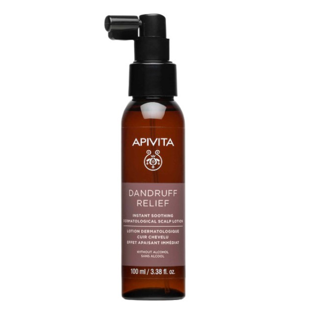 Apivita Dandruff Relief Instant Soothing Dermatological Scalp Lotion 100ml