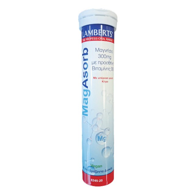 Lamberts MagAsorb 300mg 20 αναβράζοντα δισκία