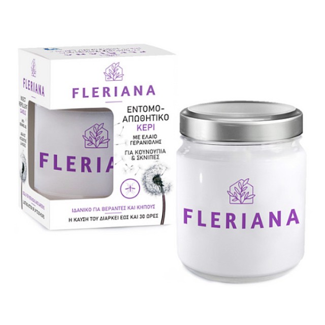 Fleriana Εντομοαπωθητικό Κερί 130g