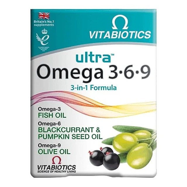 Vitabiotics Ultra Omega-3-6-9 60 κάψουλες