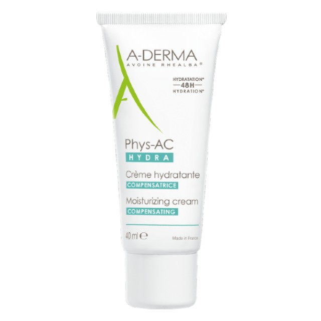A-Derma Phys-AC Hydra Cream Καταπραϋντική Κρέμα 40ml